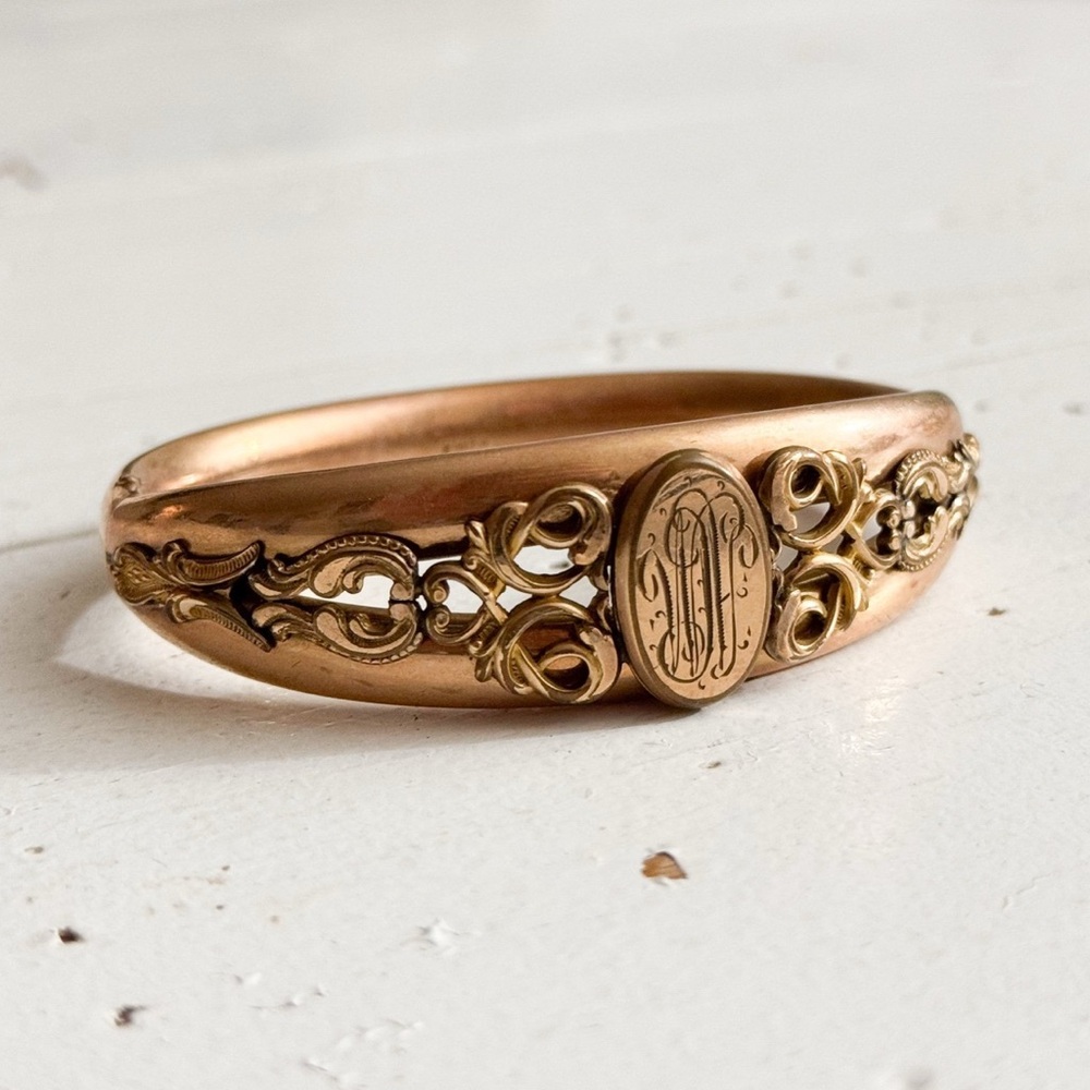 Victorian Gold Filled Bangle